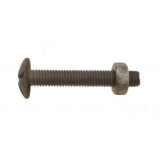 M6 x 12mm Galvanised Roofing Bolts & Nuts Bag of 100